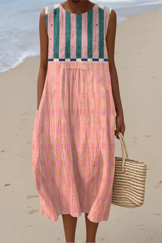 THE SUMMER STRIPE | Sleeveless Dress