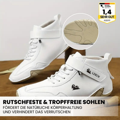 SolaceWalk™ - ergonomic, waterproof & pain-relieving leather barefoot shoe