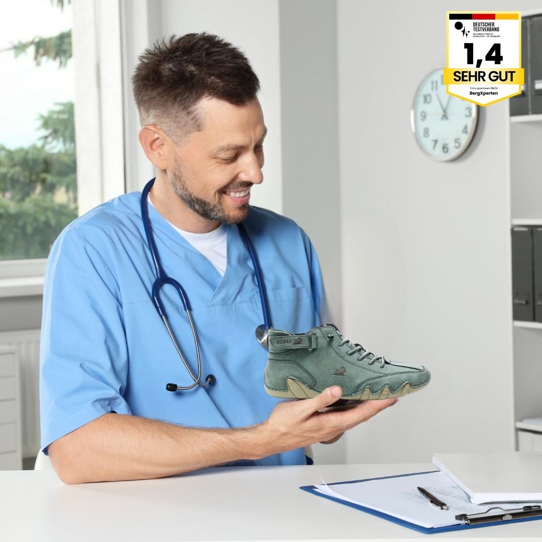 SolaceWalk™ - ergonomic, waterproof & pain-relieving leather barefoot shoe