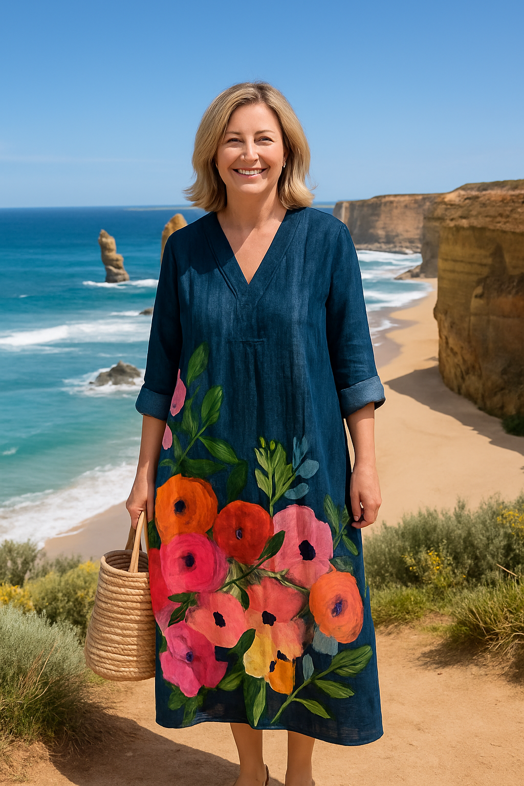 MAE | Artistic Bloom Kaftan Dress