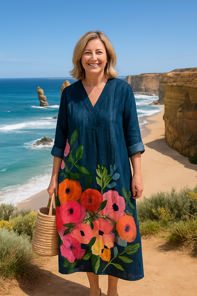 MAE | Artistic Bloom Kaftan Dress