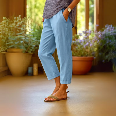 Elara | Lightweight Ankle Trousers