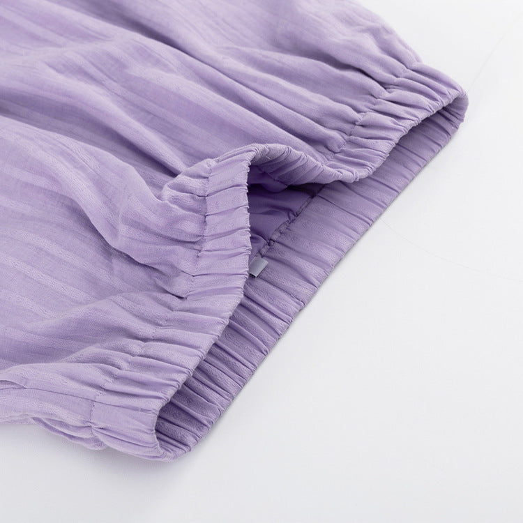 Yselia™ | Breezy Button-Up and Shorts Set