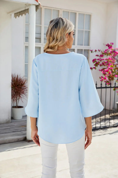 Esmira™ | V-neck blouse