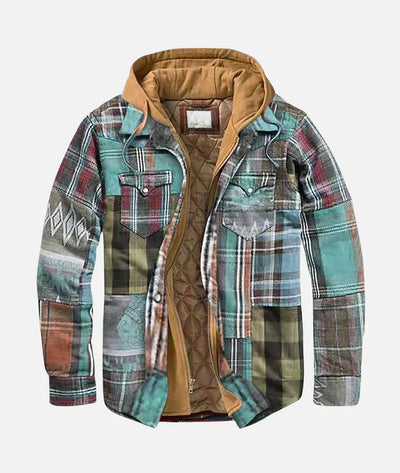 Darwin | Patchwork Plaid Jacket