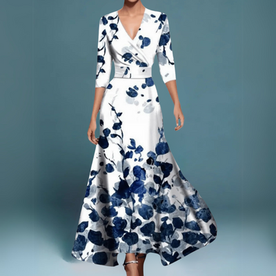NILDE | ELEGANT FLORAL DRESS