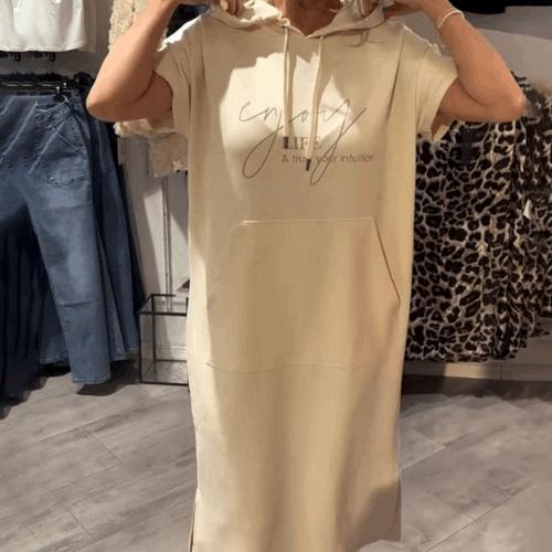 Ebba | Casual dress with hood and feminine fit