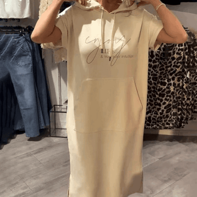 Ebba | Casual dress with hood and feminine fit