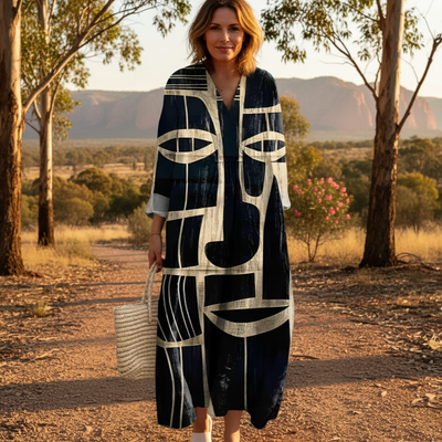 MAGNOLIA | Abstract Soul Kaftan Dress