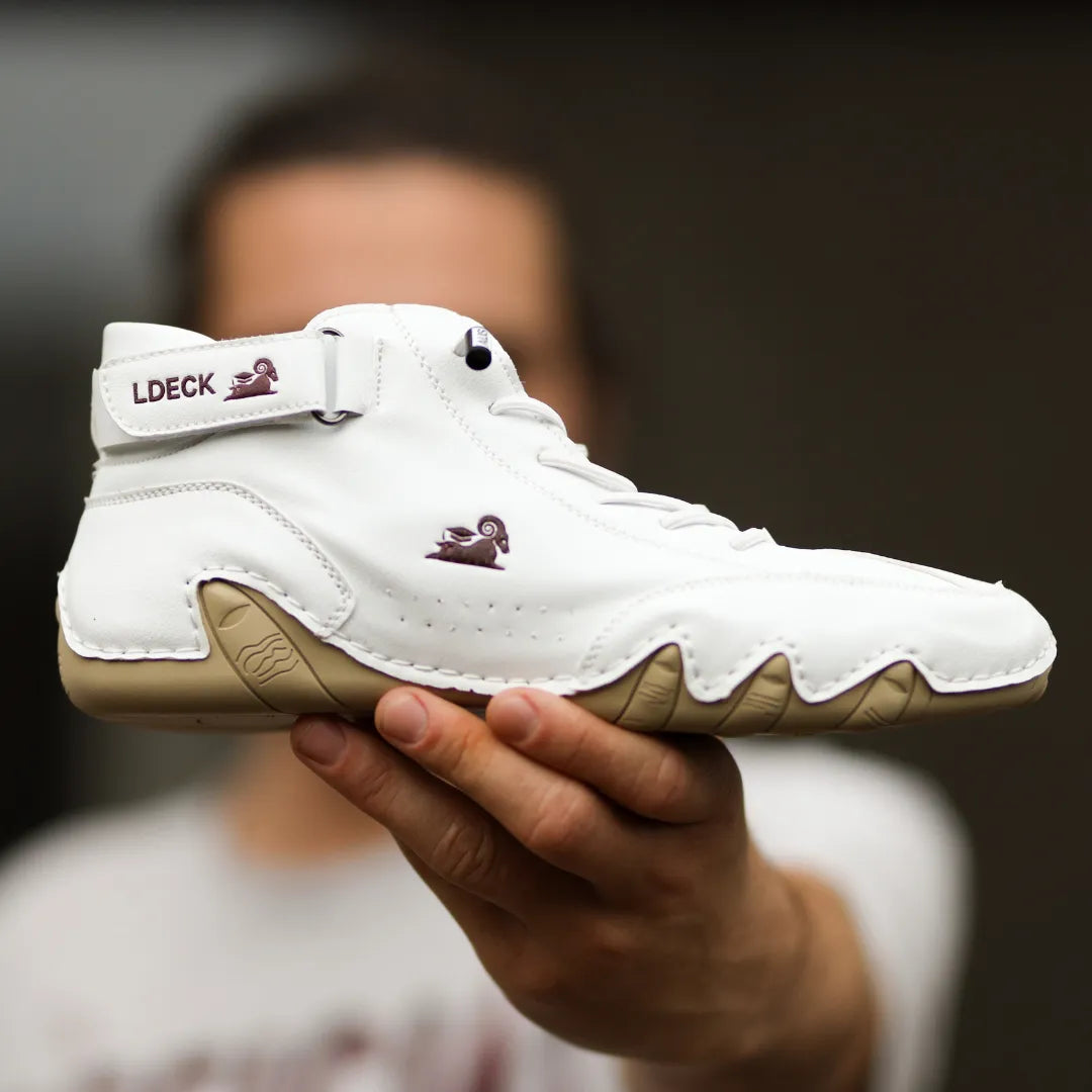 SolaceWalk™ - ergonomic, waterproof & pain-relieving leather barefoot shoe