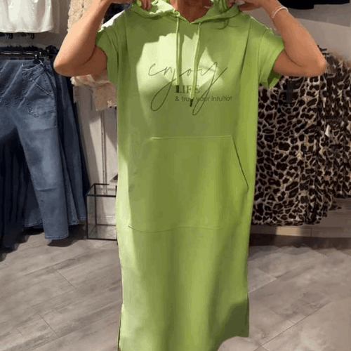 Ebba | Casual dress with hood and feminine fit
