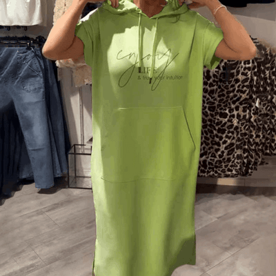 Ebba | Casual dress with hood and feminine fit
