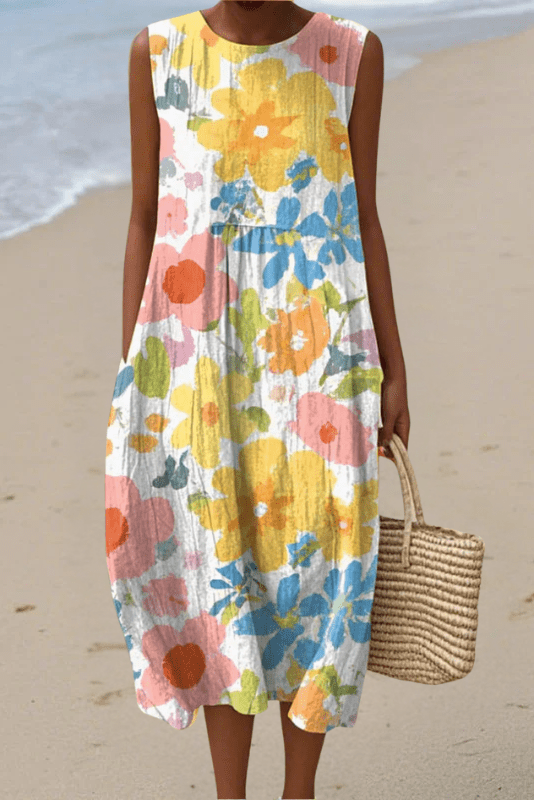 SUNNY BLOOM | Sleeveless Dress