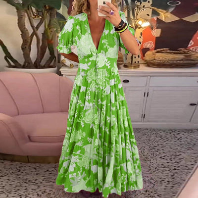 Floriana™ | Vibrant Floral Dress