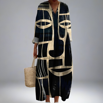 MAGNOLIA | Abstract Soul Kaftan Dress
