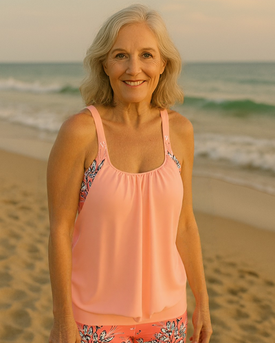 Inge - Floral Print Classic Tankini