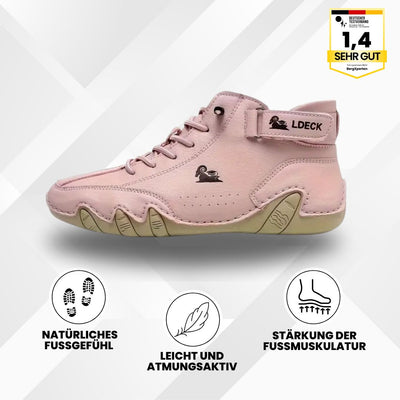 SolaceWalk™ - ergonomic, waterproof & pain-relieving leather barefoot shoe