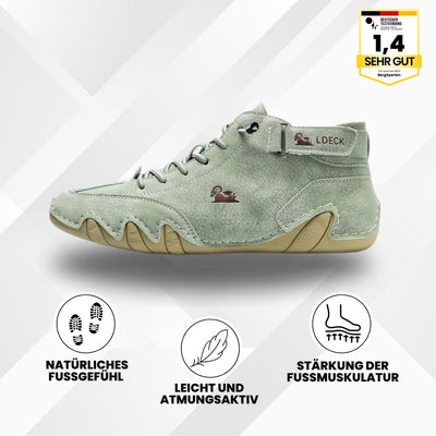 SolaceWalk™ - ergonomic, waterproof & pain-relieving leather barefoot shoe