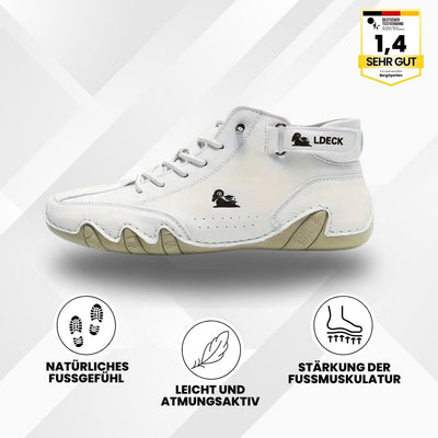 SolaceWalk™ - ergonomic, waterproof & pain-relieving leather barefoot shoe