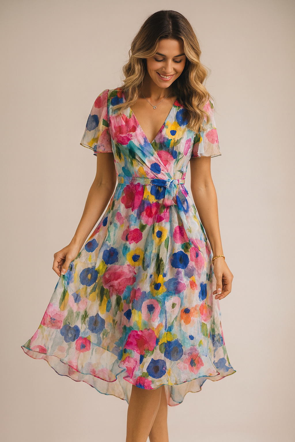 Yana™ | Elegant Colourful Dress