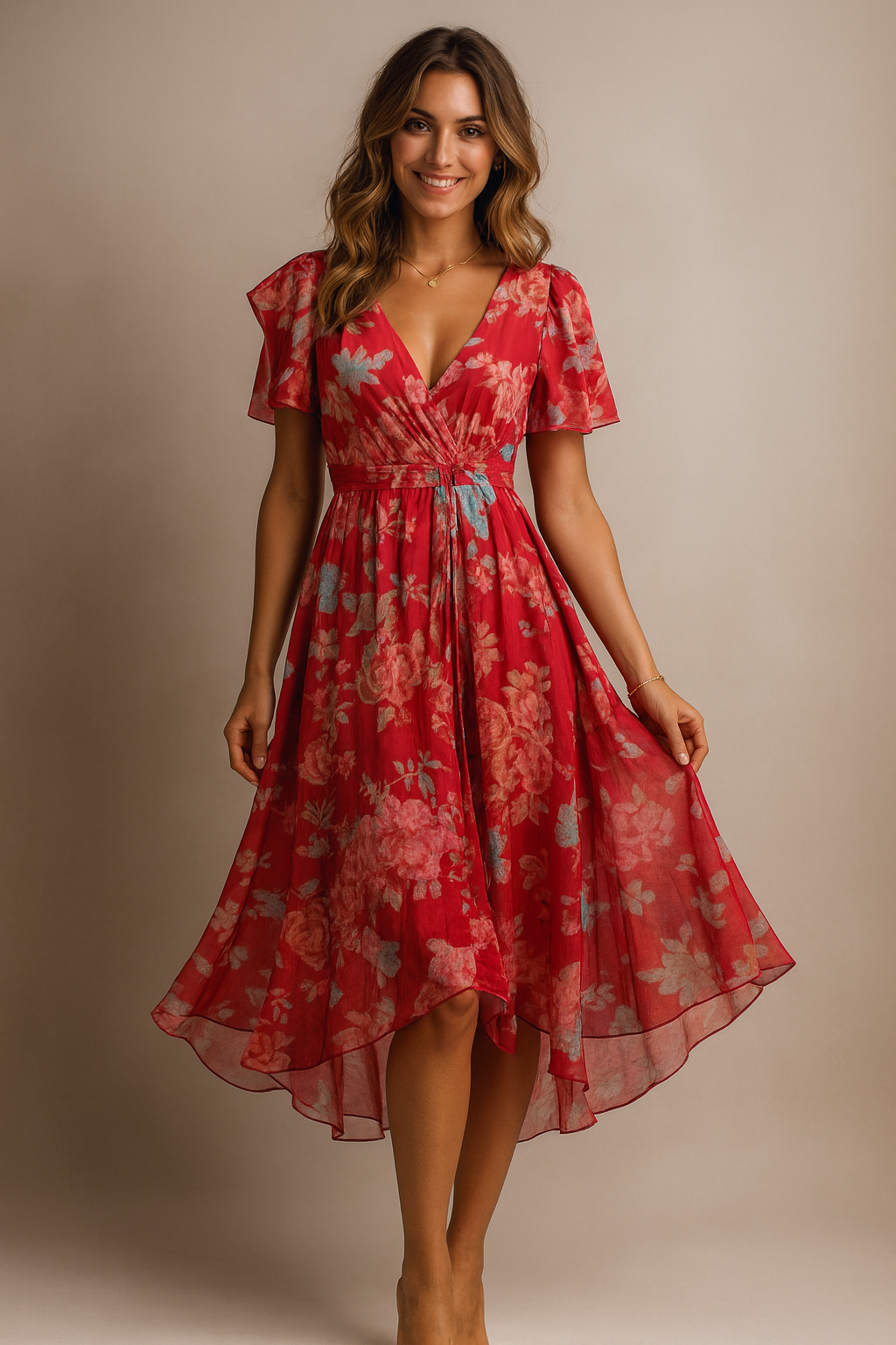 Yana™ | Elegant Colourful Dress