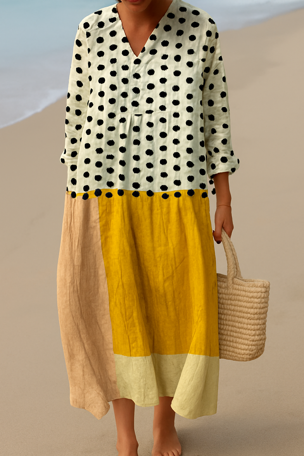 THE DOTTED FIELD | Art-Inspired Dress