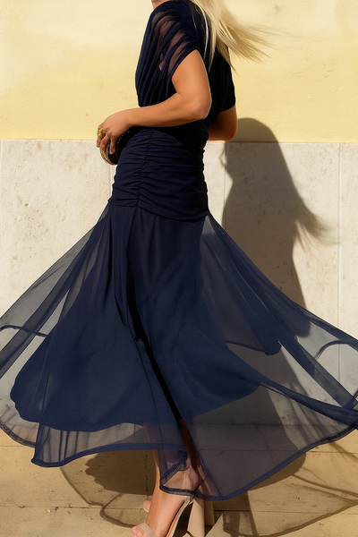 Isla Elegant Mesh Dress