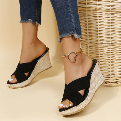 Valeria™ | Relaxed Wedge Sandals