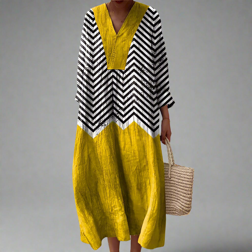 Tahlia Elegant Geometric Dress