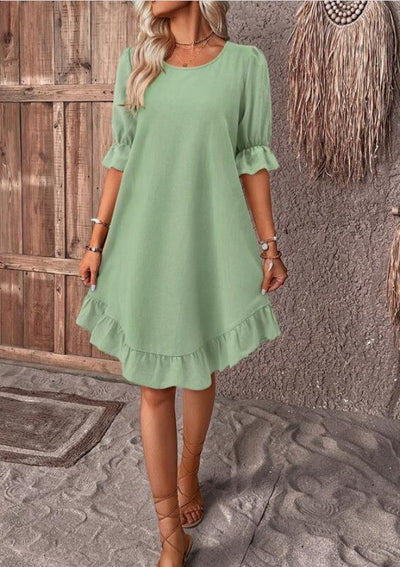 Isholde | Half Sleeve Dress