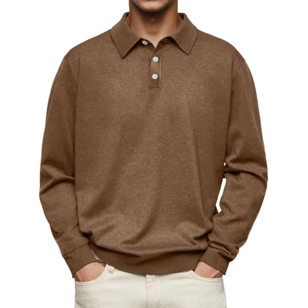 Mason Modern Long Sleeve Polo