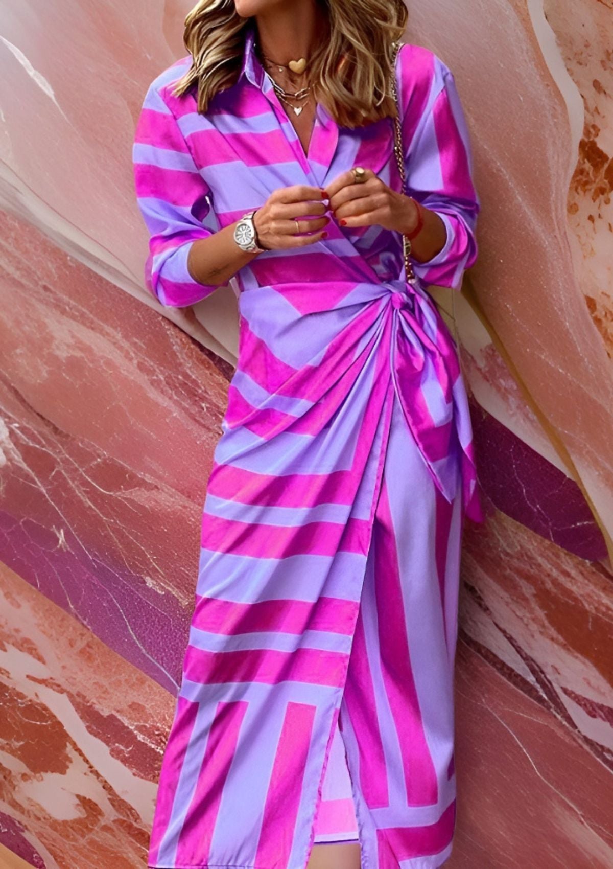 Ollivia | Cinching Shirt Dress