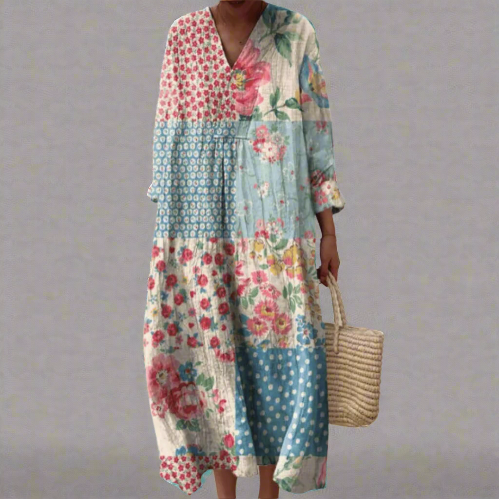 Jeanette™ | Elegant Geometric Dress