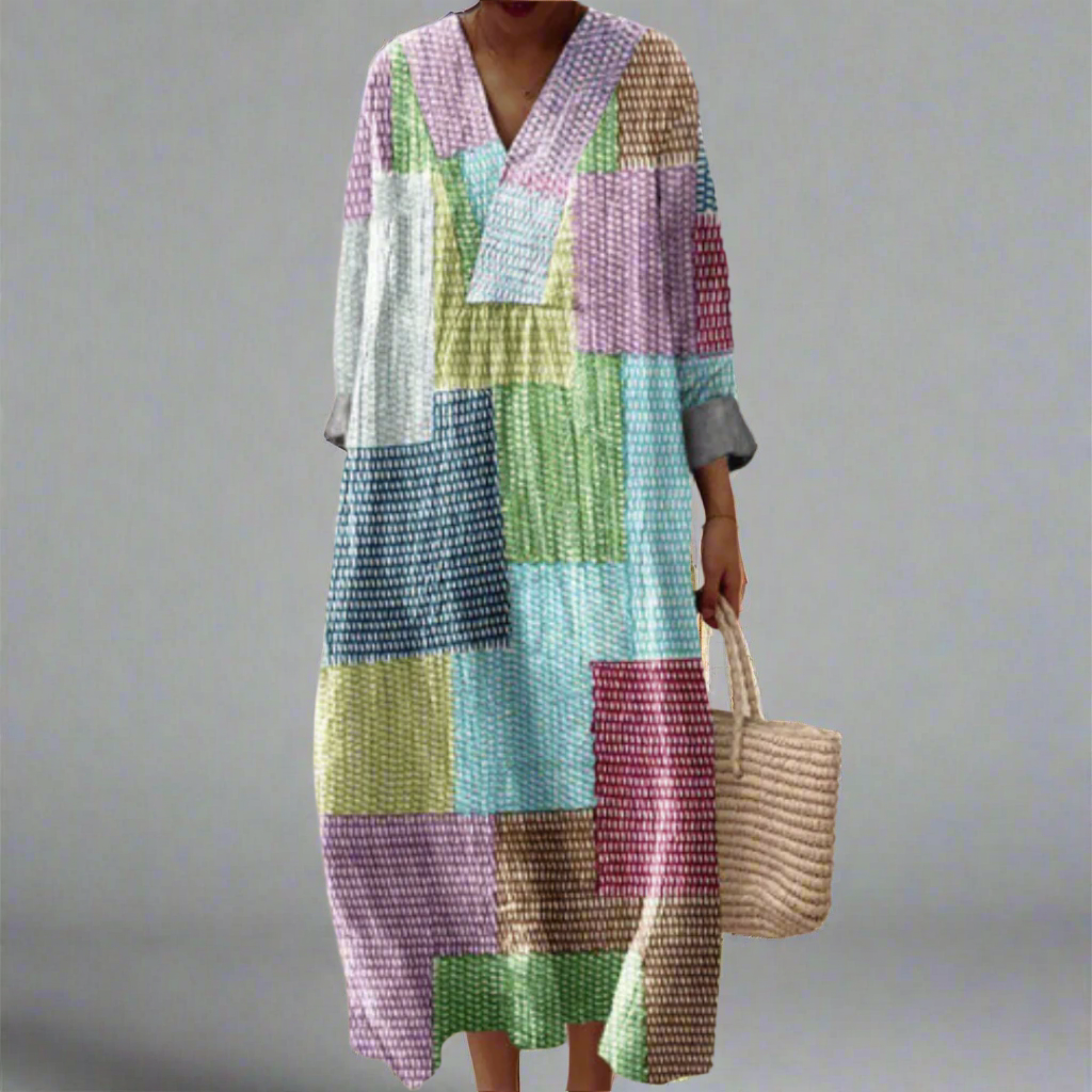 Heather™ | Elegant Geometric Dress