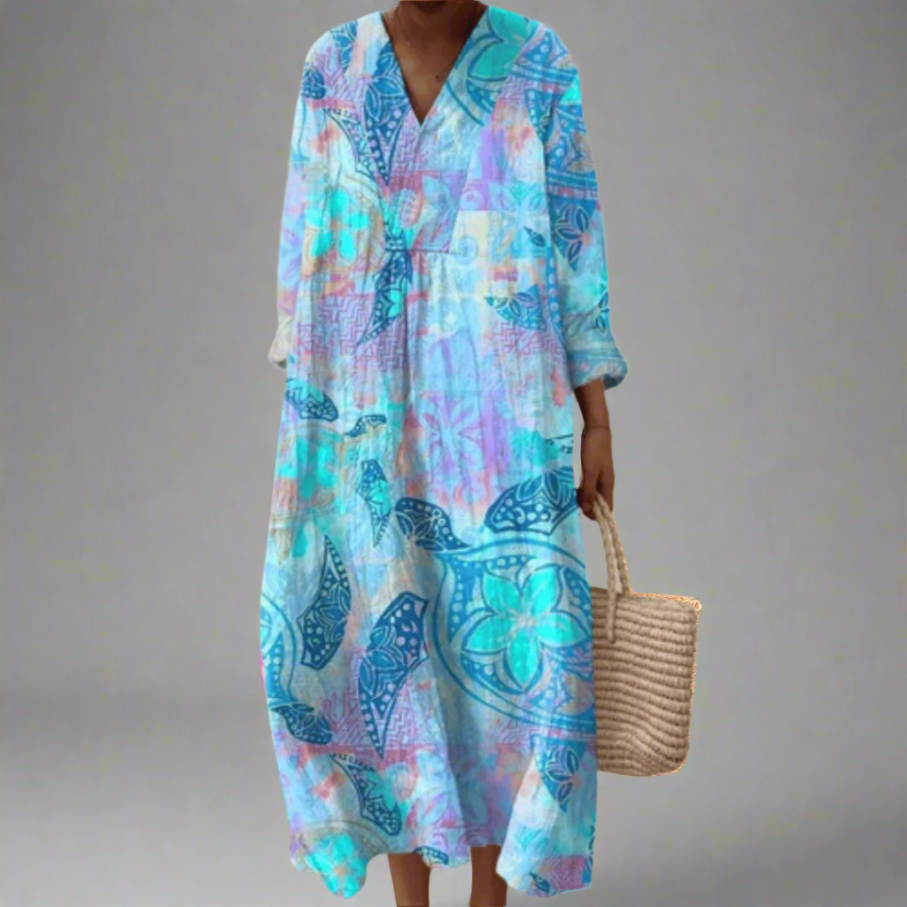 Germana™ | Elegant Geometric Dress