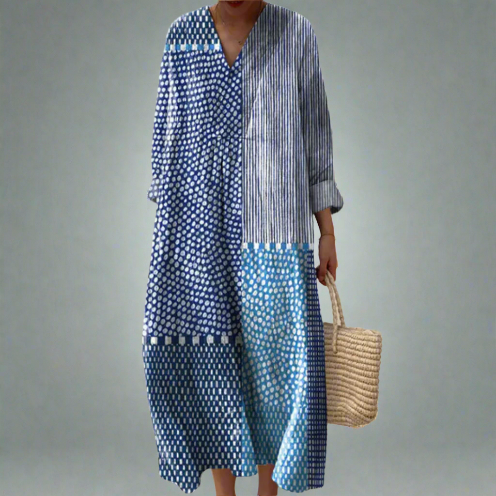 Cathy™ | Elegant Geometric Dress