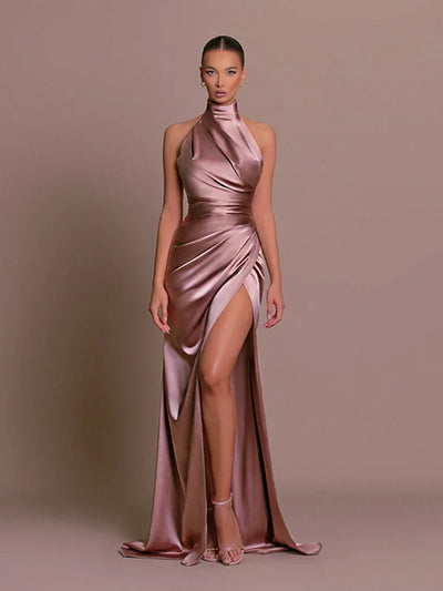 Liviah | Sleek Slit Gown