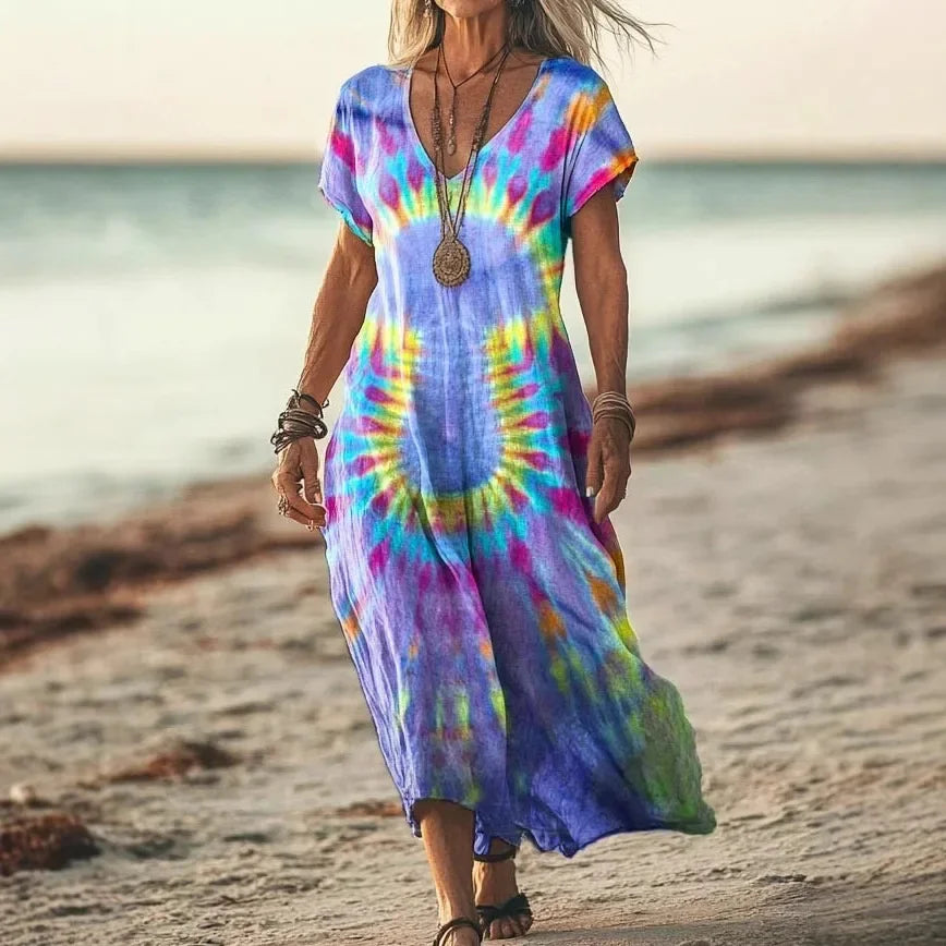 Michelle | Colourful Maxi Dress