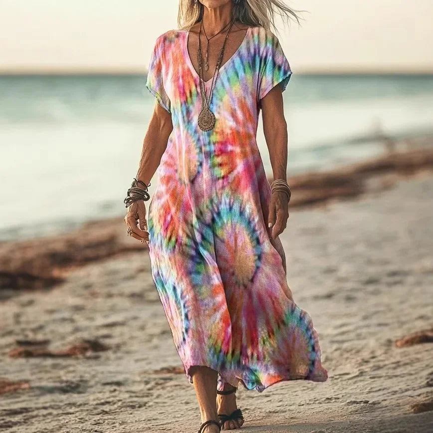 Michelle | Colourful Maxi Dress