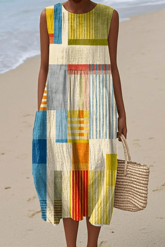 THE CANVAS BLOCK – Sleeveless Dress