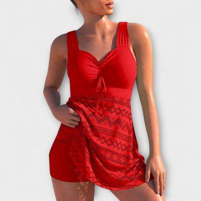 Anette - Two-Piece Swimsuit Set with Skirt