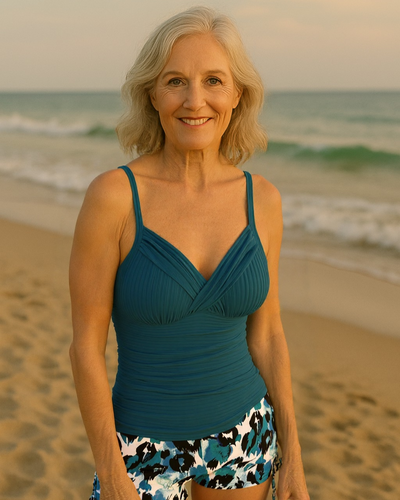 Vivi - Elegant Leopard Tankini Set