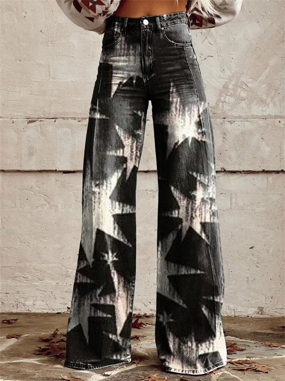 Mia™ - High Waisted Wide Leg Trousers