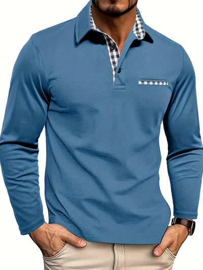 Long-sleeved polo shirt