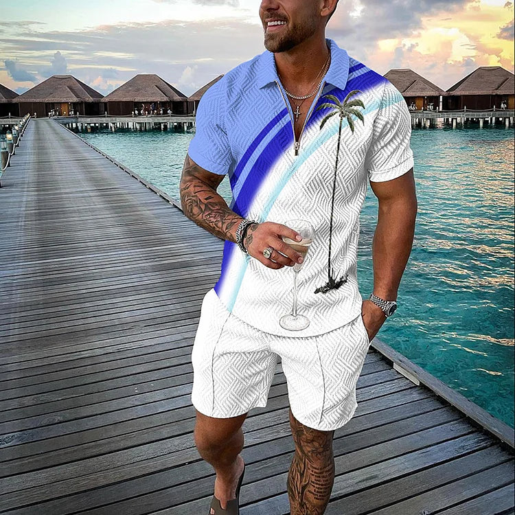 Tropicana Polo & Shorts Set