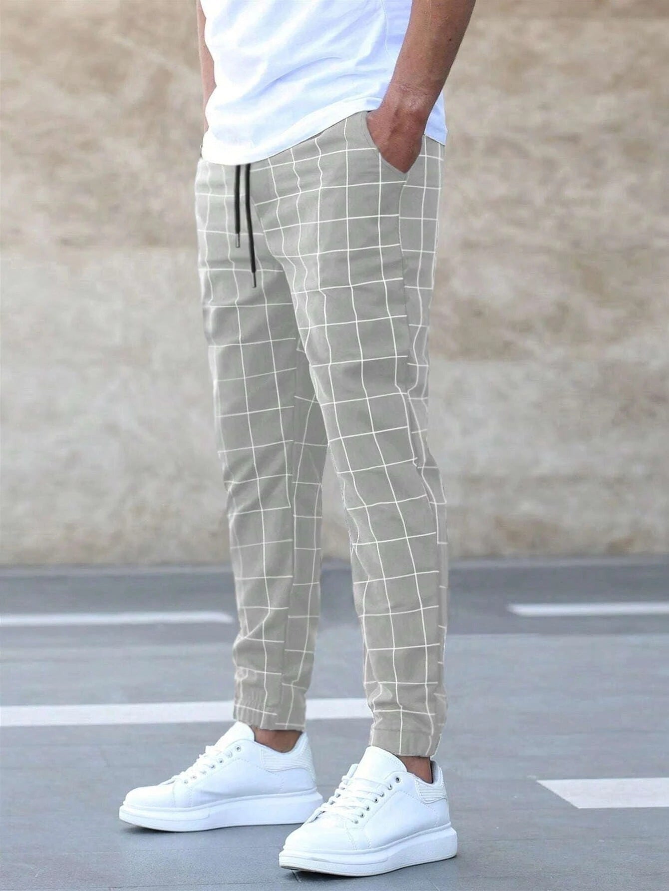 Coastal Ease Check Pants