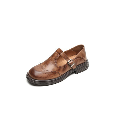 Risla | Leather Mary Janes