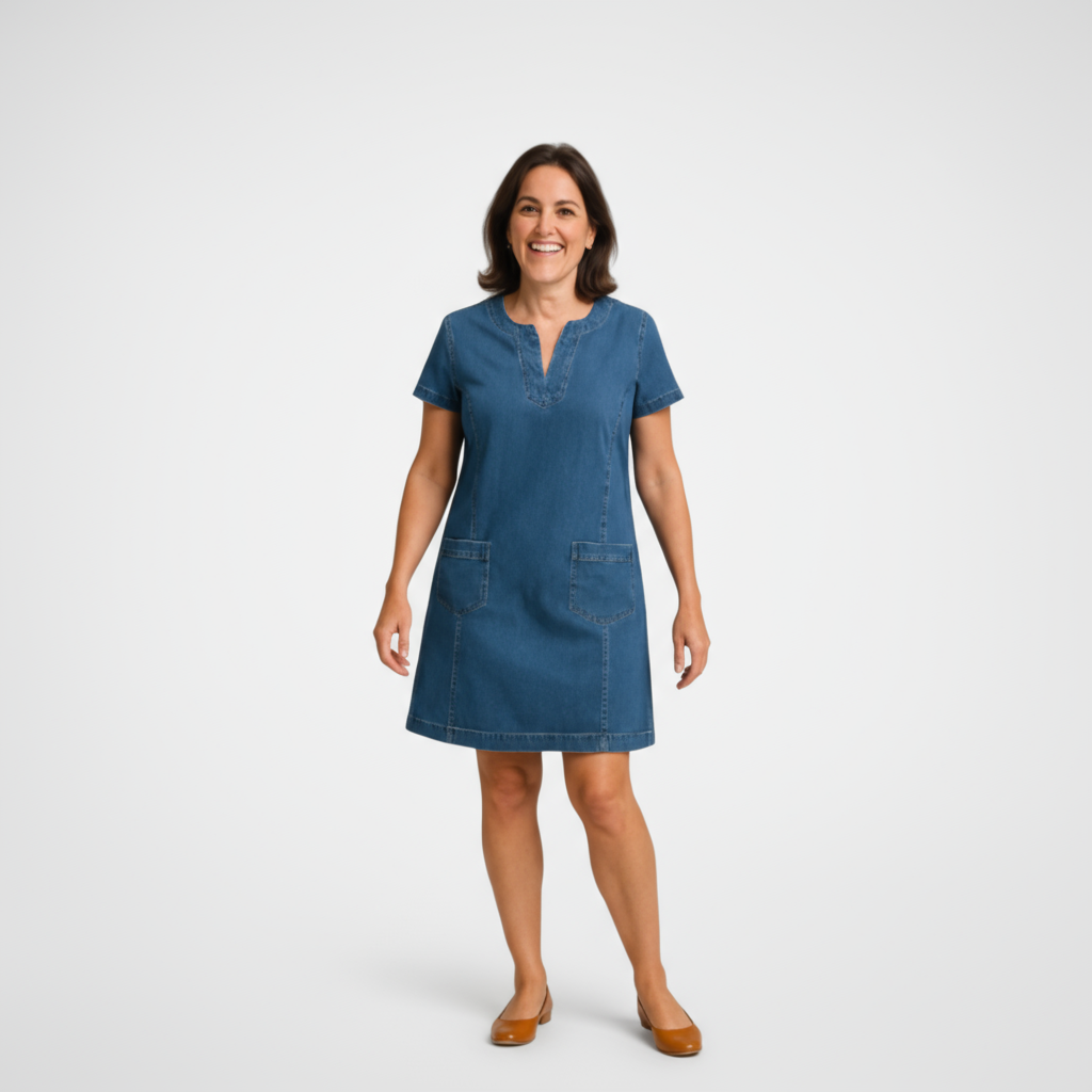 The Soft Denim Dress