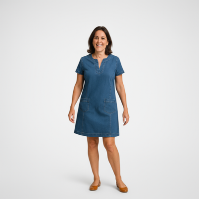 The Soft Denim Dress