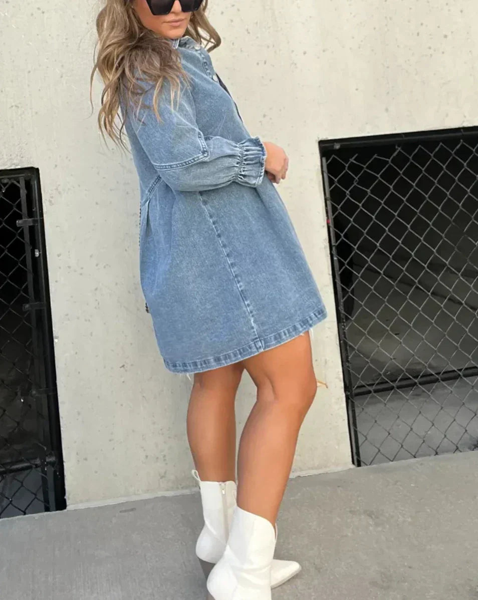Sophia | Denim Dress